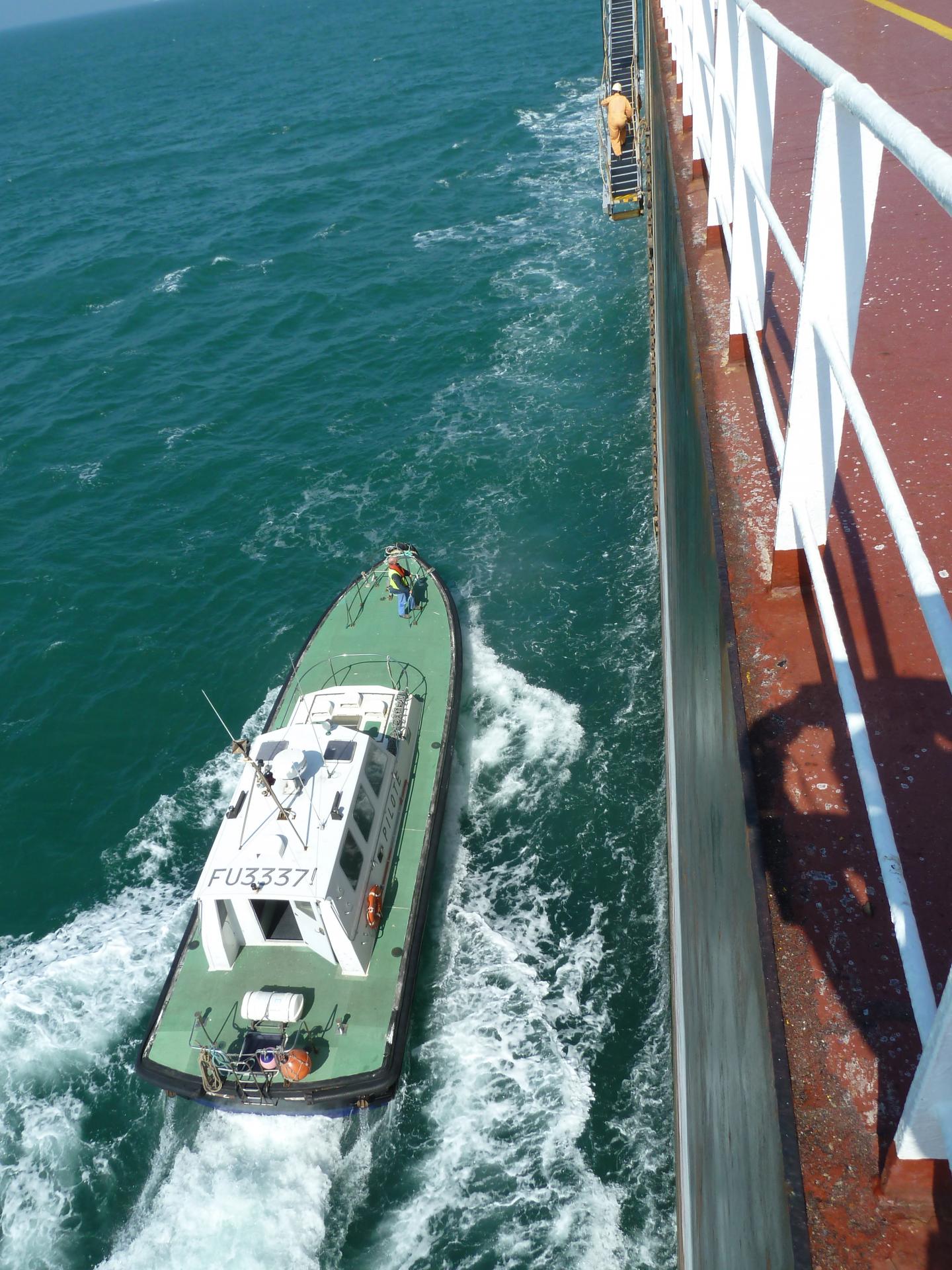 deep sea pilot in Cherbourg